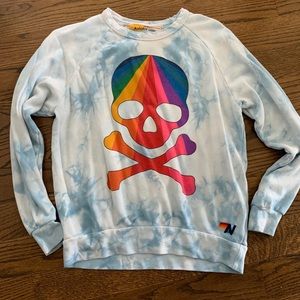 Aviator Nation tie dye XS sweatshirt